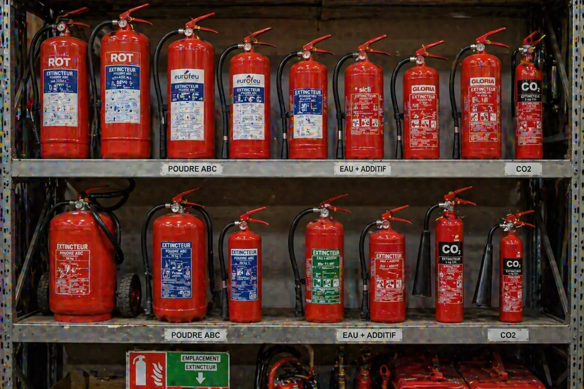 Extincteurs et matériel anti-incendie