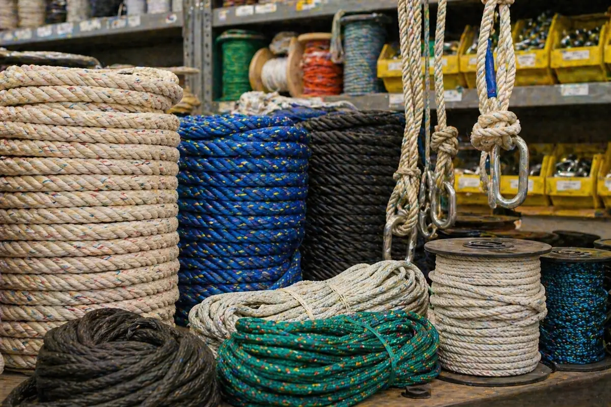 Cordages et amarres pour navires