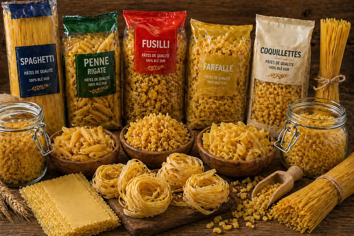 Pâtes alimentaires pour navires en escale